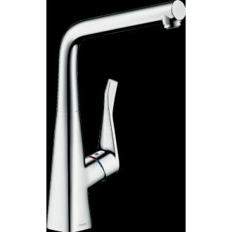 Mitigeur de cuisine HANSGROHE Metris M71 , 1 jet chromé - 73813000