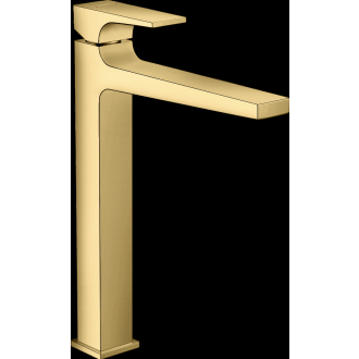 Mitigeur de lavabo HANSGROHE Metropol  260 poignée manette, bonde Push-Open aspect doré poli - 32512990