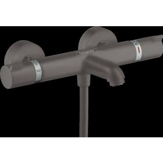 Mitigeur Thermostatique bain/douche HANSGROHE Ecostat  noir chromé brossé - 13114340