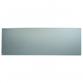 Plinthe de protection percée et fraisée duval bas de porte - alu argent 830 x 250 mm - 11-0102-1220