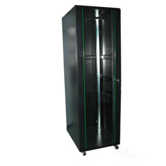 Baie de brassage b4 19" montée noir - 27u - 600x800 - 400 kg