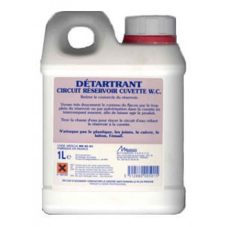 Détartrant circuit réservoir cuvette - le bidon 1 litre