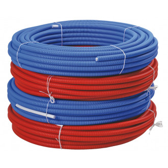 Tube multicouches GAINE en couronnes TURATEC - Diamètre : 16 x 2 - Lg 100 m - Rouge