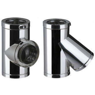 Té isolé THERMINOX TI - Té 90 - Diamètre 130
