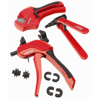 Pack mini sertisseuse et jeu d'inserts + pince à expansion + coupe-tube PC32