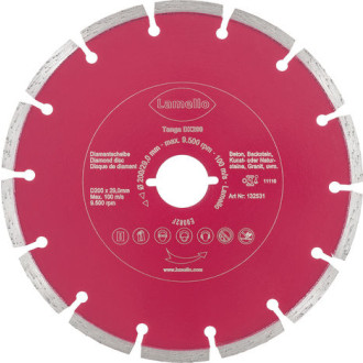 Lame de scie circulaire ø200 x 2.4 x 29 mm lamello - métal dur z24 - prof.70 mm - pour béton-brique - 132531