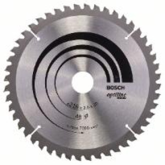 Lame de scie circulaire Optiline Wood Ø 30mm - 216 x 30 x 2,0 mm, 48 - 2 608 640 432