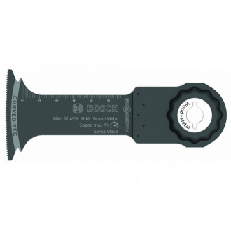 Lame BOSCH StarlockMax BIM bois/métal 52x70 mm MAII52APB - boite de 10 - 2608664498