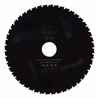 Lame de scie circulaire "céramique-métal" d.210x30 mm 48 dents