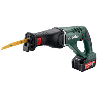 Scie sabre metabo ase 18 ltx 2 x 4,0 ah li-power, asc 55, coffret - 602269610