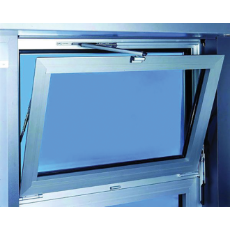 Profil de recouvrement pour OL90/95 GEZE - L.3000 mm - Blanc - 30400           