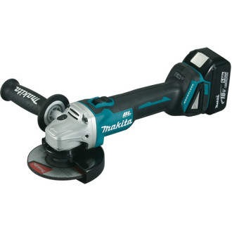 Meuleuse MAKITA 18V Li-Ion 5.0 Ah Ø125mm - 2 batterie, chargeur, en coffret - DGA506RTJ