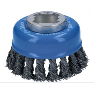 Brosse boisseau acier x-lock bosch ø75 fil 0.35 mm - 2608620726