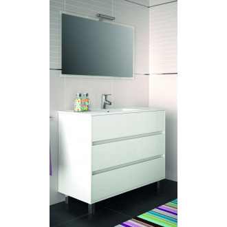 Ensemble Meuble ARENYS 1000 - Meuble coloris : Blanc brillant
