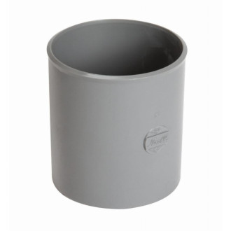 Coulisse NICOLL femelle-femelle - PVC gris - Ø 100 mm - KT