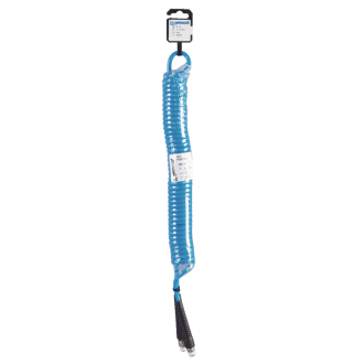 Tuyau spiralé prevost polyuréthane - avec raccords filetés mâle rotatif - ø6.5 x 10 r 1/4  4 mètres - pus 64p