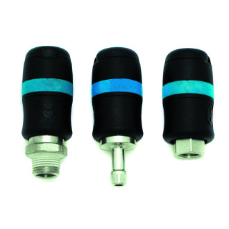 Coupleur rapide sécurité fileté mâle 1/4'' sam outillage - 19082s