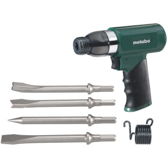 Marteau burineur à air comprimé METABO DMH 30 Set + 4 burins -  6.04115.50 