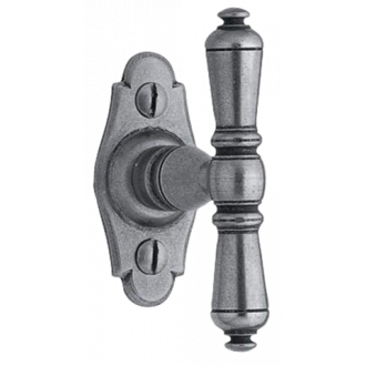 Bouton nevers bouvet sur platine - fer patiné - 12666