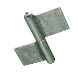 Paumelle de grille lame au centre acier TORBEL - H.60 Ø30 mm - GSNR060