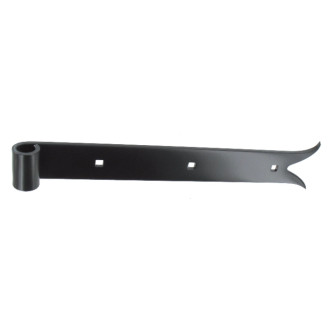Penture droite - Queue de carpe - Hauteur : 39mm x épaisseur : 4,5 mm Ø 16 L.600MM                     