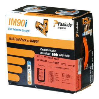 Pack de 2500 pointes crantées IM90I SPIT - 2.8 x 75 mm - 142018 