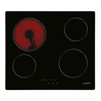 Cata table de cuisson vitrocéramique t604 60cm noire