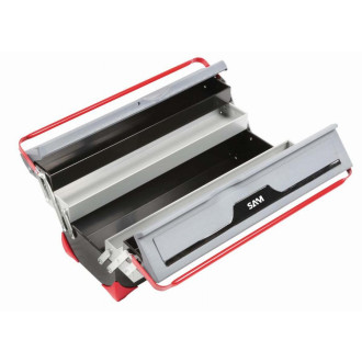 Caisse tôle bimatiere 5 cases SAM - BOX1