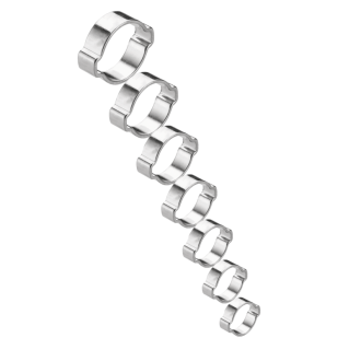 Collier à oreilles SAM - Ø 15 à 18 mm - 10 pièces -19904