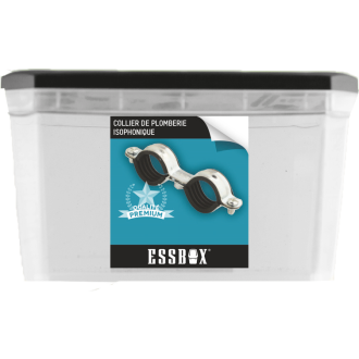 Collier de plomberie essbox scell-it double standard ø20 mm - ø7 mm x 150 mm - boite de 25 - ex-93231120