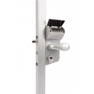Serrure à code mécanique locinox pour portail battant - lmkq 4040 v2l zilv