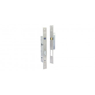 Serrure électrique de portail +gâche électrique tesa - série tcp - entrée 25 mm - tcp25