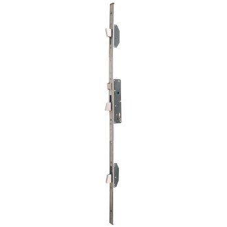 Serrure 3 points multiblindo inox iseo pêne réversible - têtiere u 1860x24x6 - axe 25 - 795101252