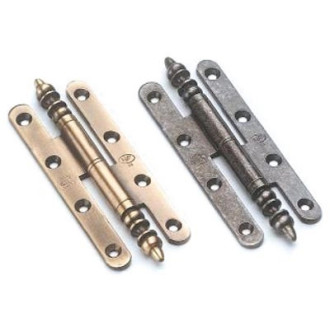  Paumelle rustique BROS - Vases n°1/3 droite - Acier patiné verni - 110 x 55 mm - 1-3-A-RD1155-3