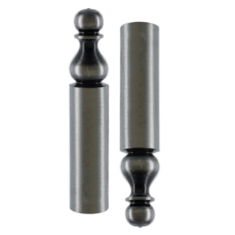 Paire cache-fiche rustique n°16 BROS pour fiche Ø13 H.80mm fer noir - CF-16-A-1380-5   