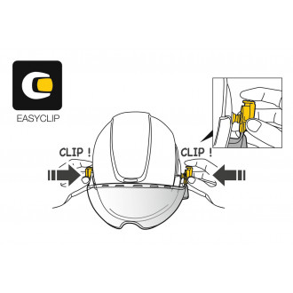 Visière de protection vizir petzl - pour casque vertex + strato - a015aa00
