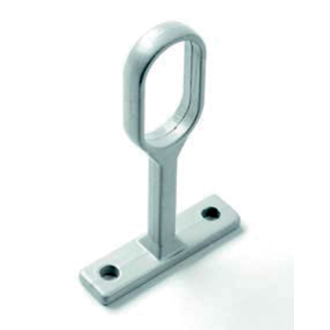 Piton ovale 2044 laqué Blanc 30 x 15 mm DUVAL BILCOCQ saillie 60 mm- 52-0906-1026
