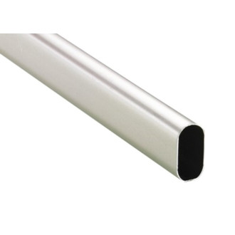 Tube ovale chromé 30 x 15 mm DUVAL BILCOCQ - 3 m - 51-1029-0130