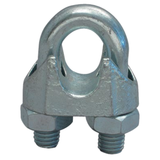 Carte de 6 serre-câbles Ø 3 mm VISO - SER026NS