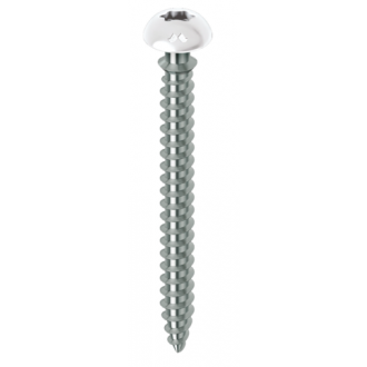 Vis mustad framex pour pvc - tête fraisée réduite torx - ø6x70 mm - boite de 100 - chromiting - laqué blanc - sp305a60070032c