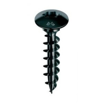 Vis MUSTAD Panelvit FC Tête de penture - Torx - Ø6x70mm - Zingué noir - Boite de 100 - PV312A600700KNC