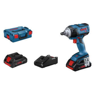 Boulonneuse sans fil gds 18v-300 2x4.0 procore 18v lboxx bosch - 06019d8202