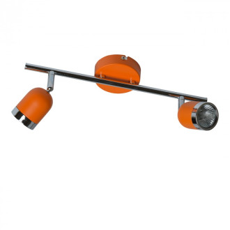 Spot orange techno 2 ampoules 17 cm