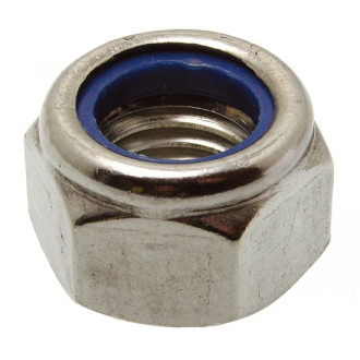 Bague de 100 écrous hexagonaux ACTON indesserrable avec bague nylon - Ø 12 mm - 6260212