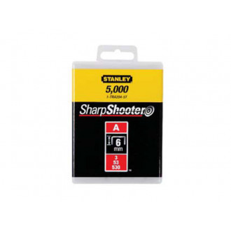 Boîte de 1000 agrafes type A 10mm STANLEY 1-TRA206T