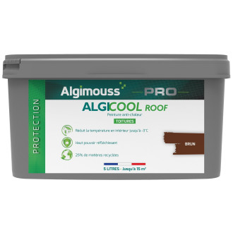 Peinture anti chaleur réflective ALGICOOL ROOF pour toiture - Conditionnement et couleur au choix
