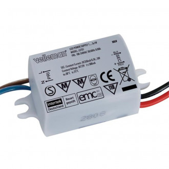 Alimentation Led Pour 1 À 3 Led De 1W - Source De Courant 350Ma