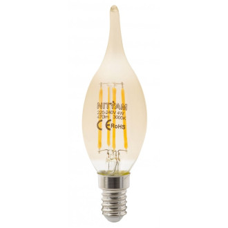 Filament ambrée flamme cdv 4w culot e14