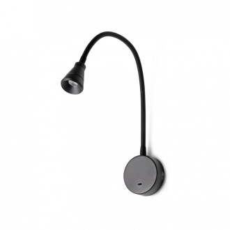 Aplique murale noire bel