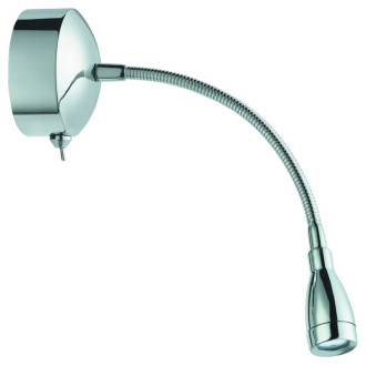 Applique/liseuse led chrome